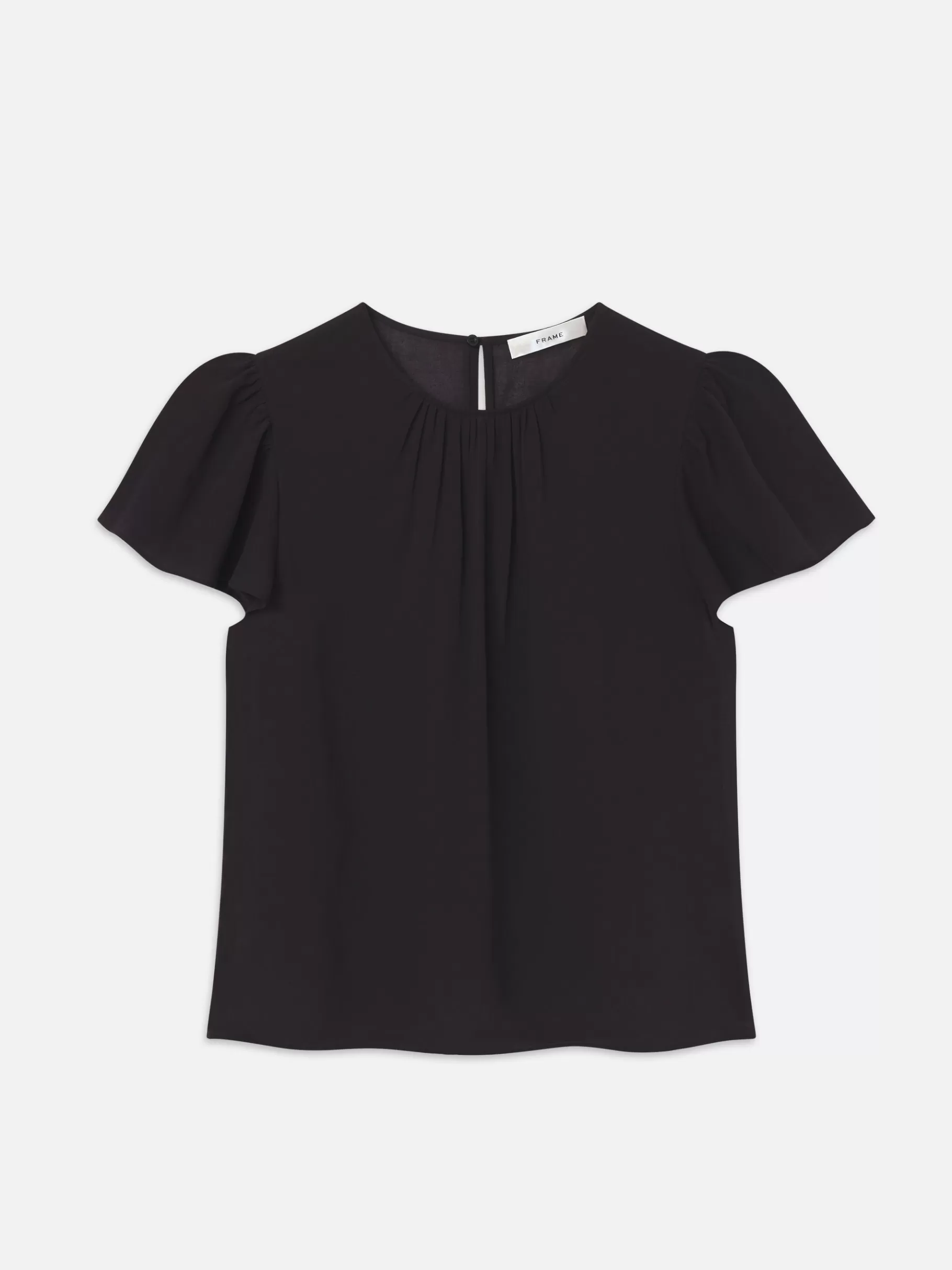 Tops & Blouses*FRAME Ruffle Sleeve Blouse in Black