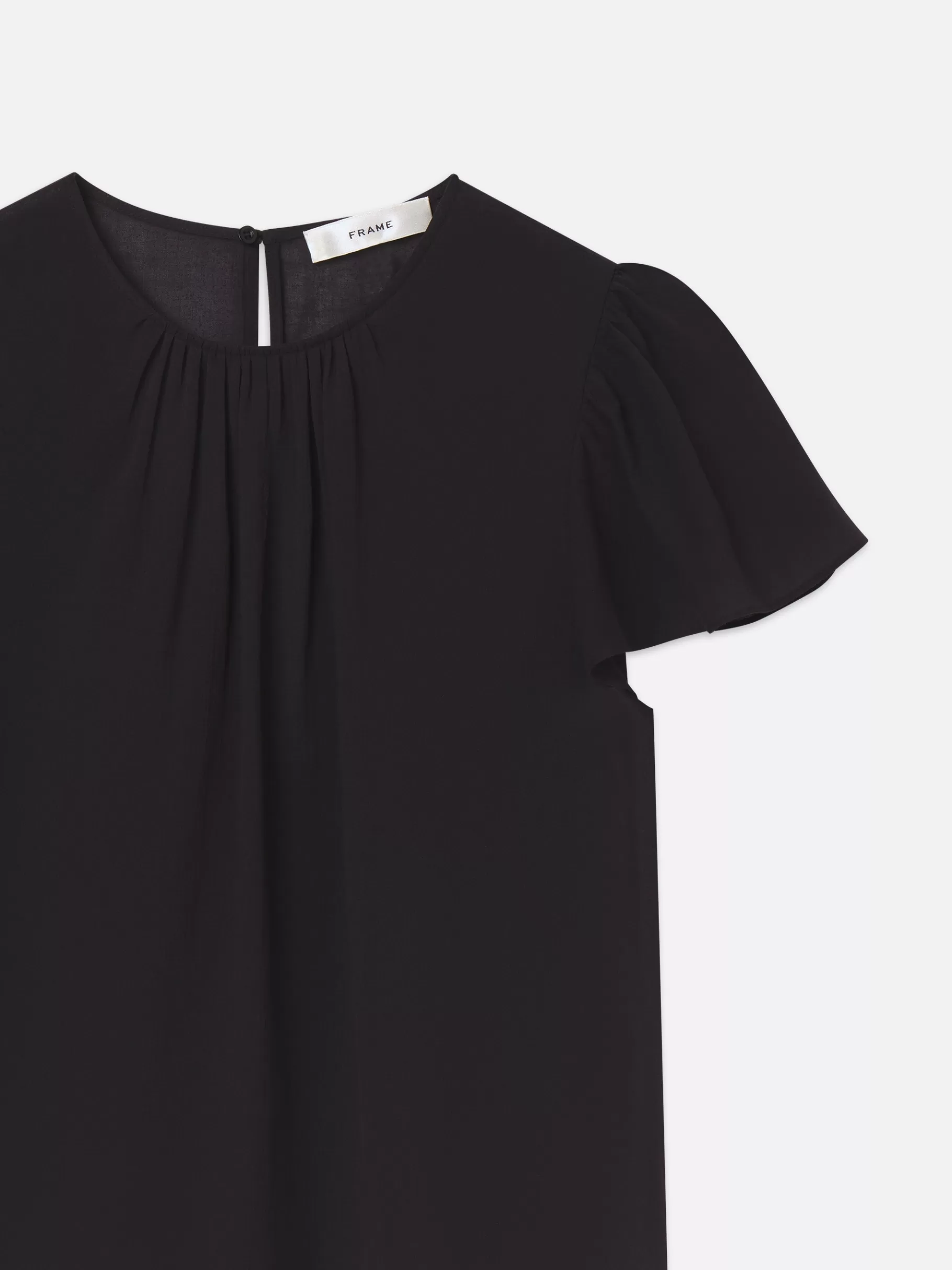 Tops & Blouses*FRAME Ruffle Sleeve Blouse in Black