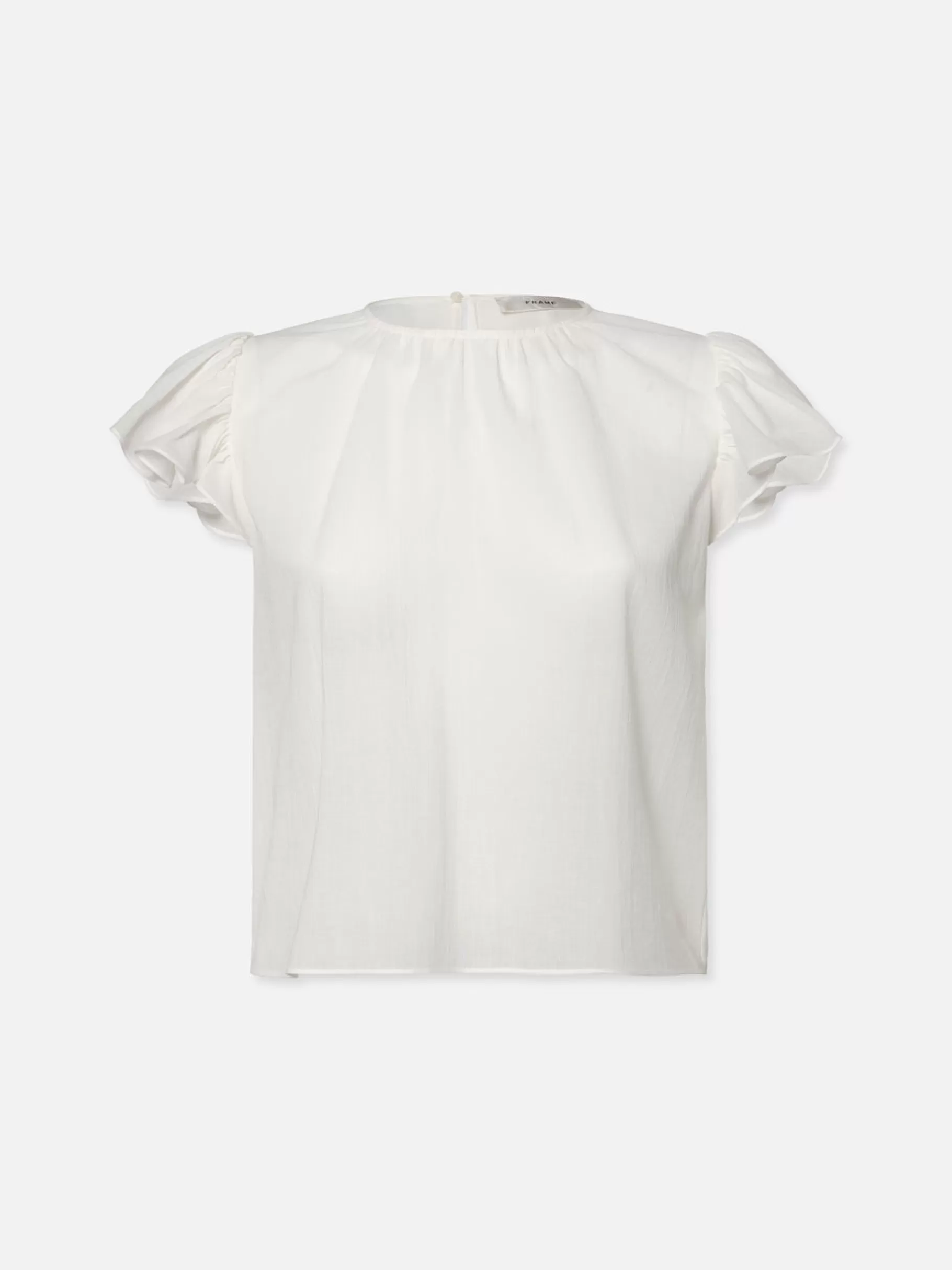 Tops & Blouses*FRAME Ruffle Sleeve Blouse in White