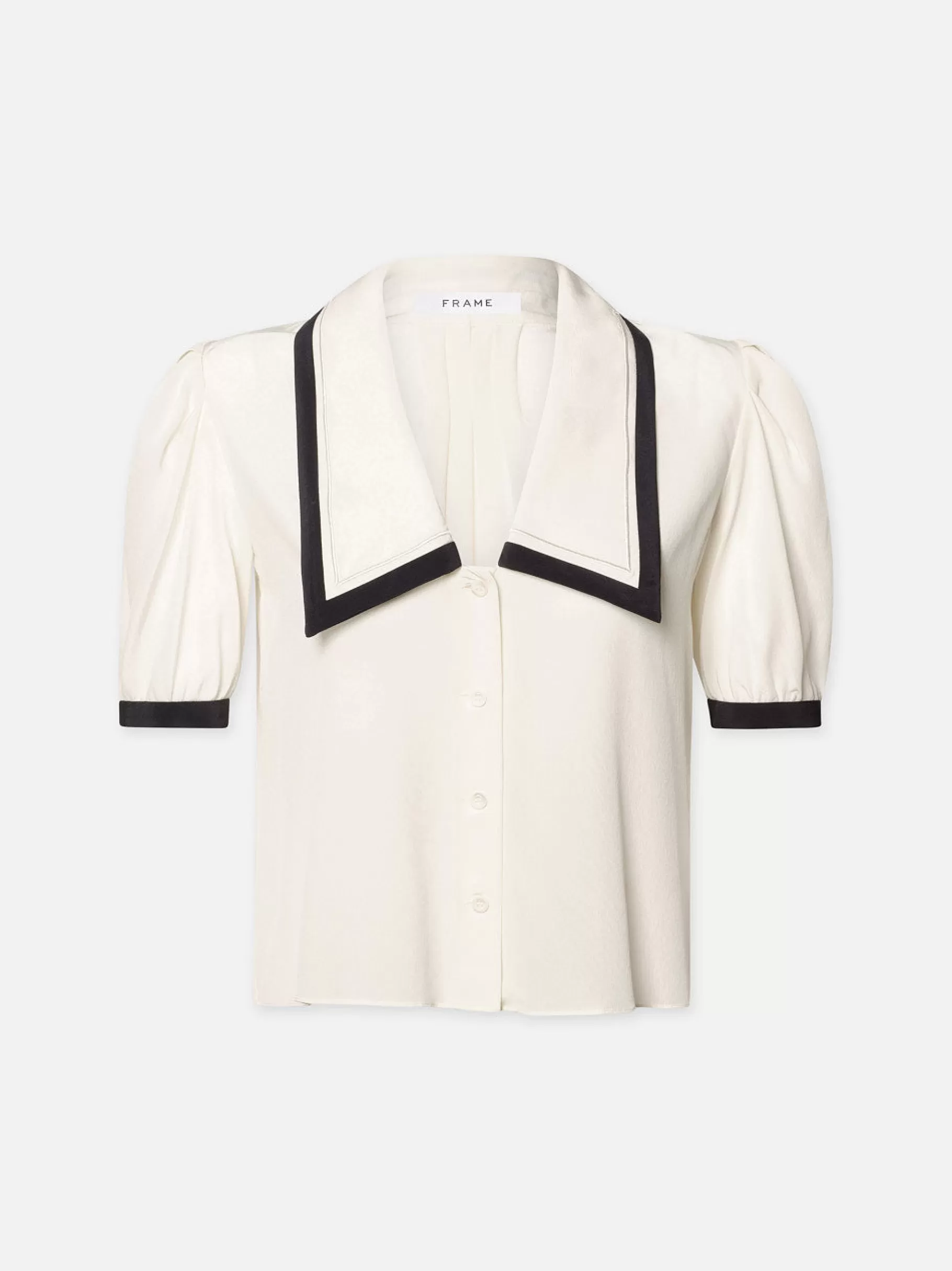 Tops & Blouses*FRAME Sailor Blouse in Cream Multi Creammulti