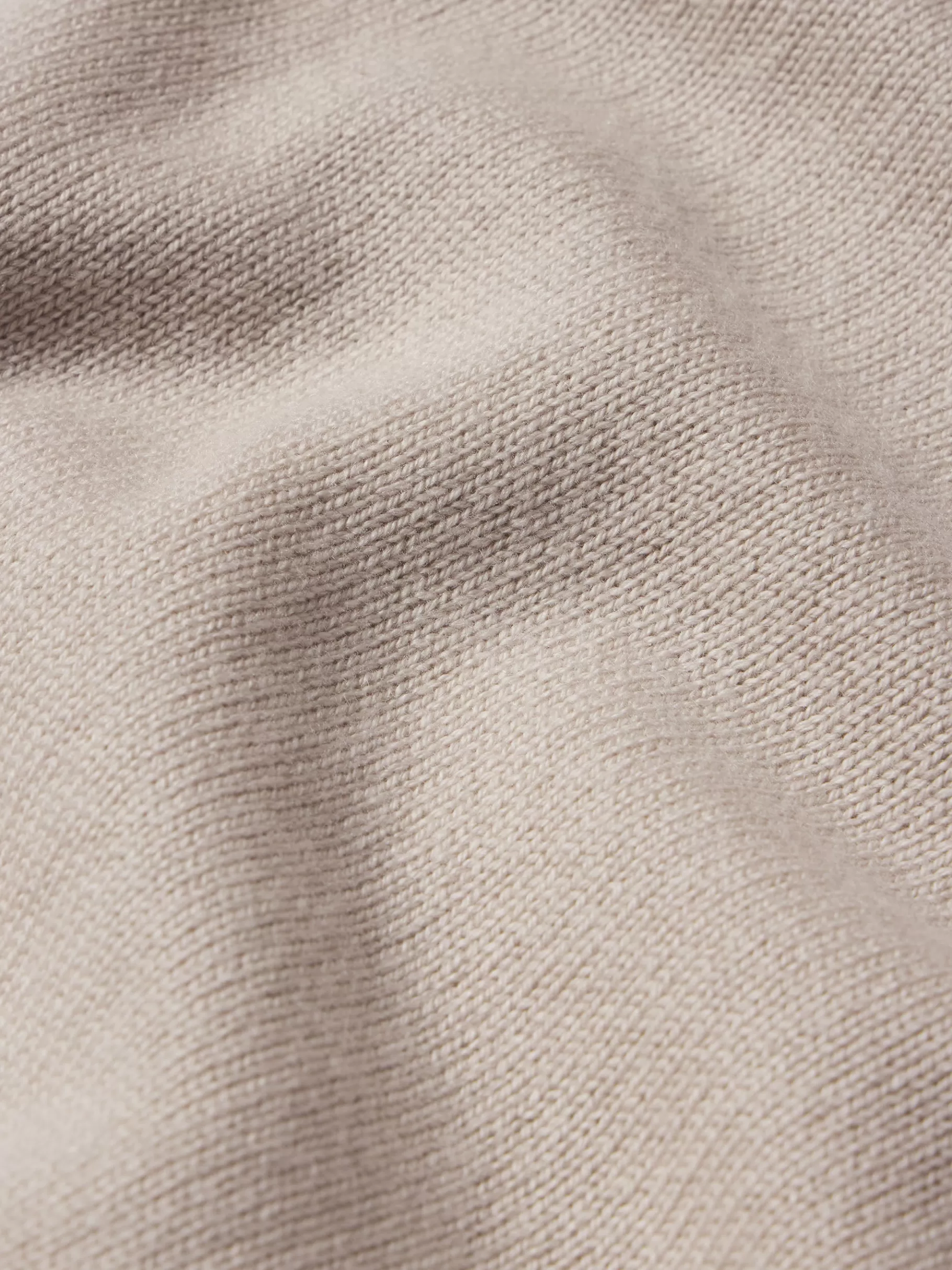 Sweaters & Hoodies*FRAME Silk Blend Polo Sweater in Grey Beige Greybeige