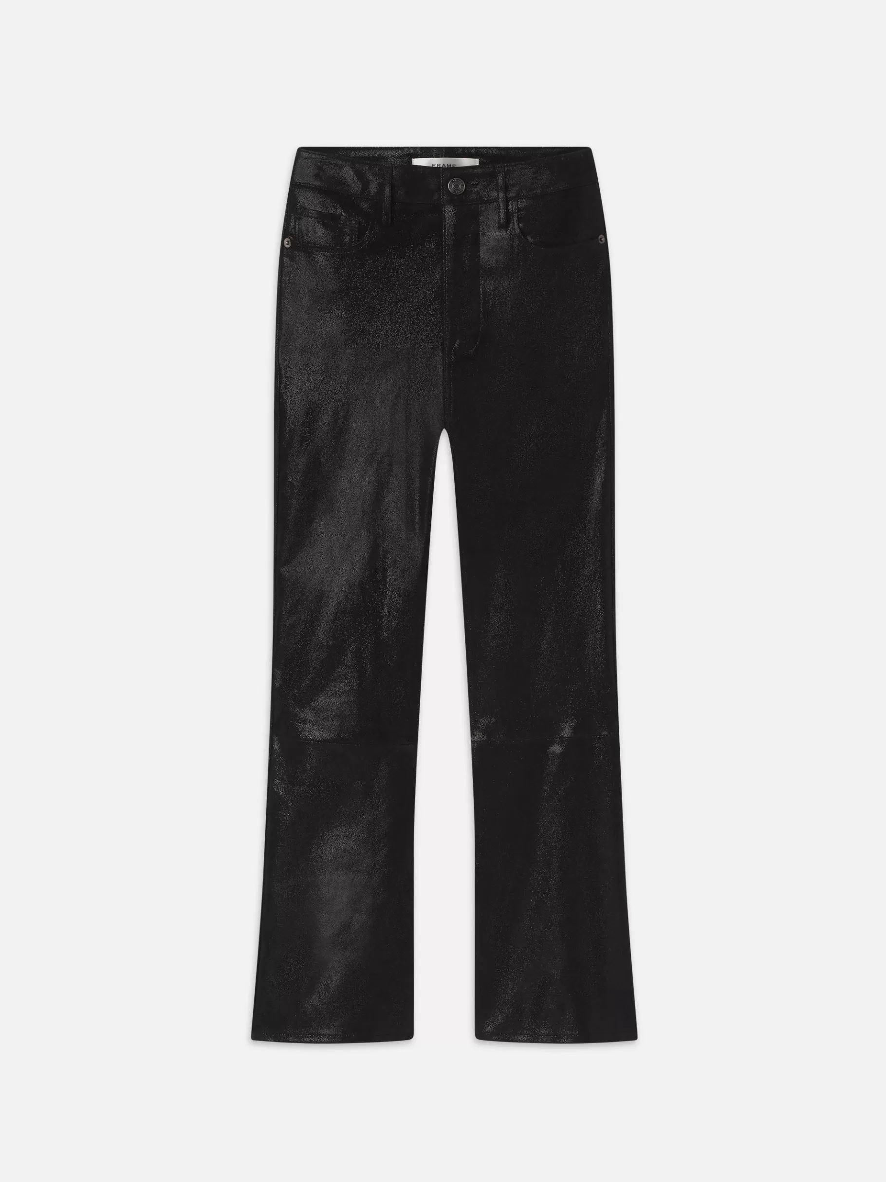 Leather & Suede | Pants*FRAME Suede Le Crop Mini Boot in Black Multi Blackmulti