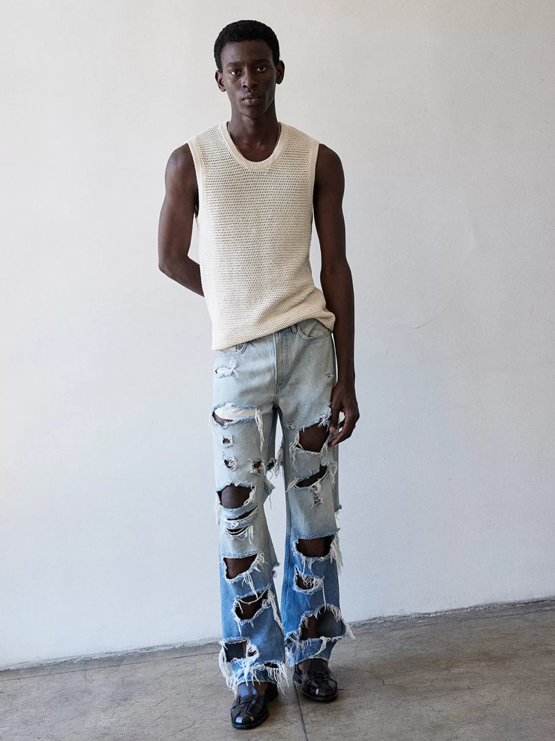 Sweaters & Hoodies*FRAME Sweater Tank in Ecru