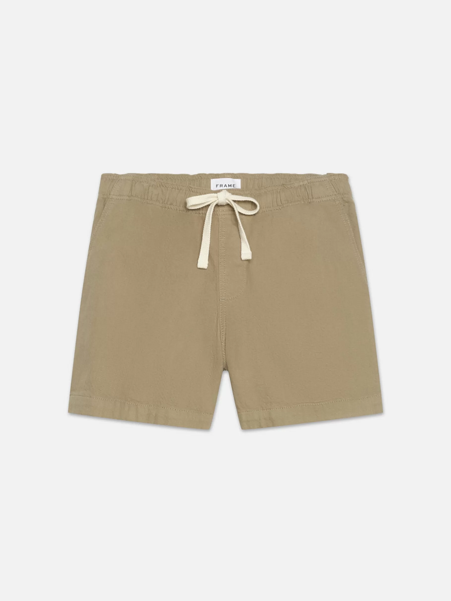 Pants & Shorts*FRAME Textured Terry Short in Dark Beige Darkbeige