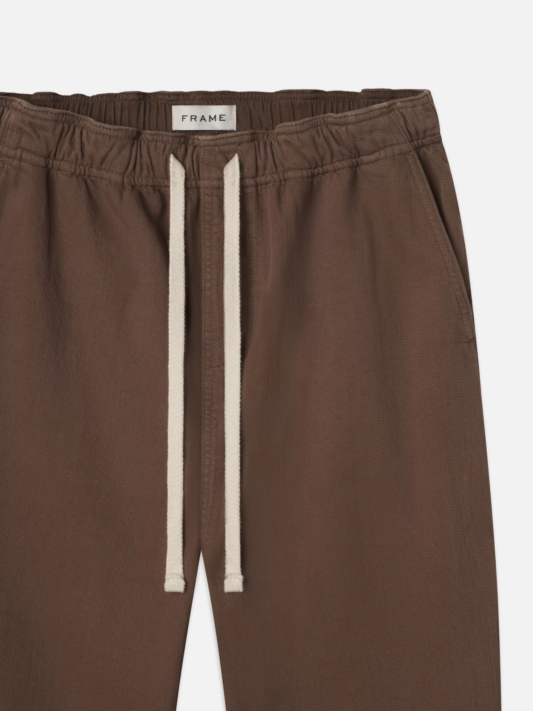 Pants & Shorts*FRAME Textured Terry Travel Pant in Taupe