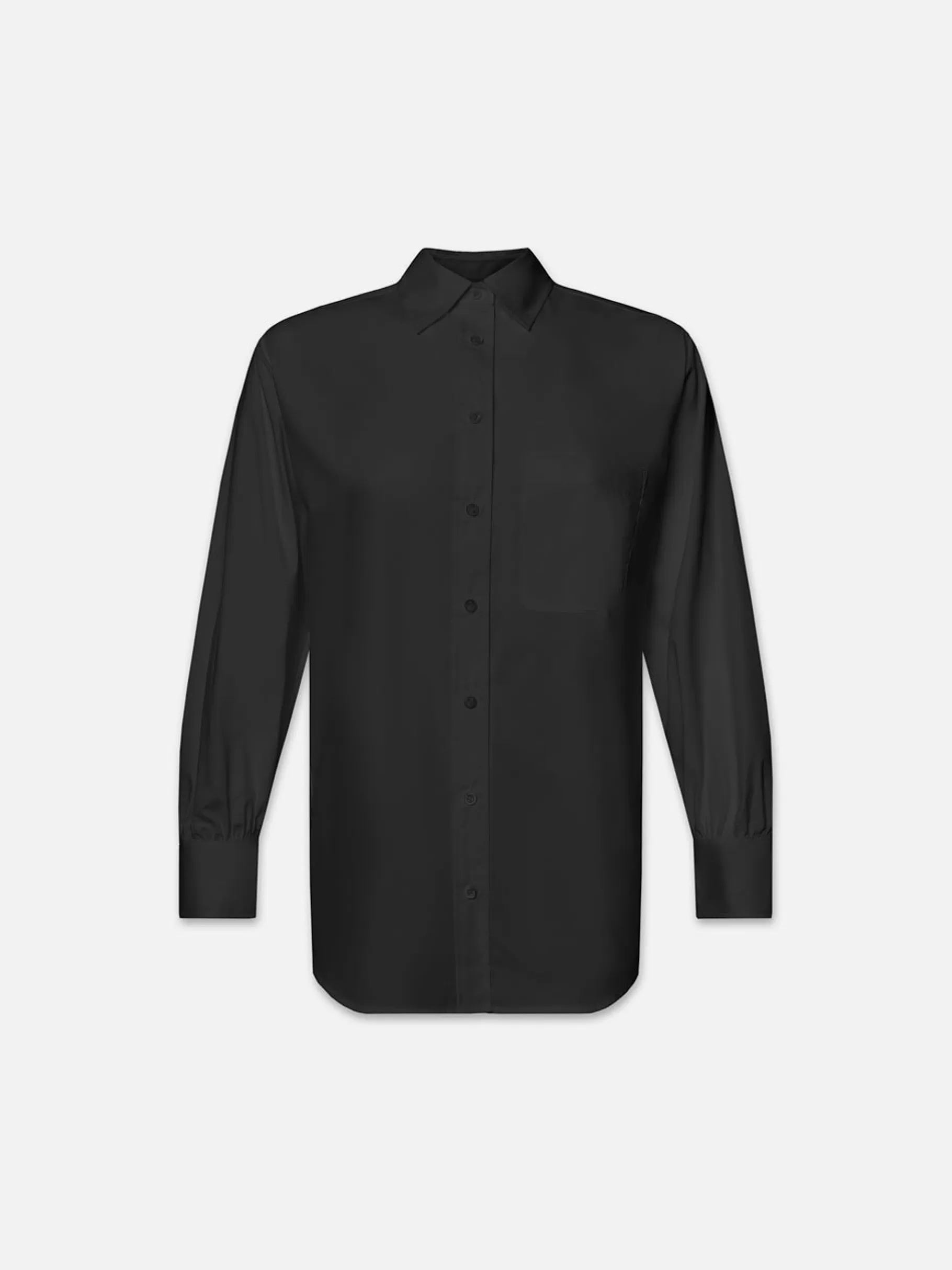 Tops & Blouses*FRAME The Borrowed Pocket Shirt in Black