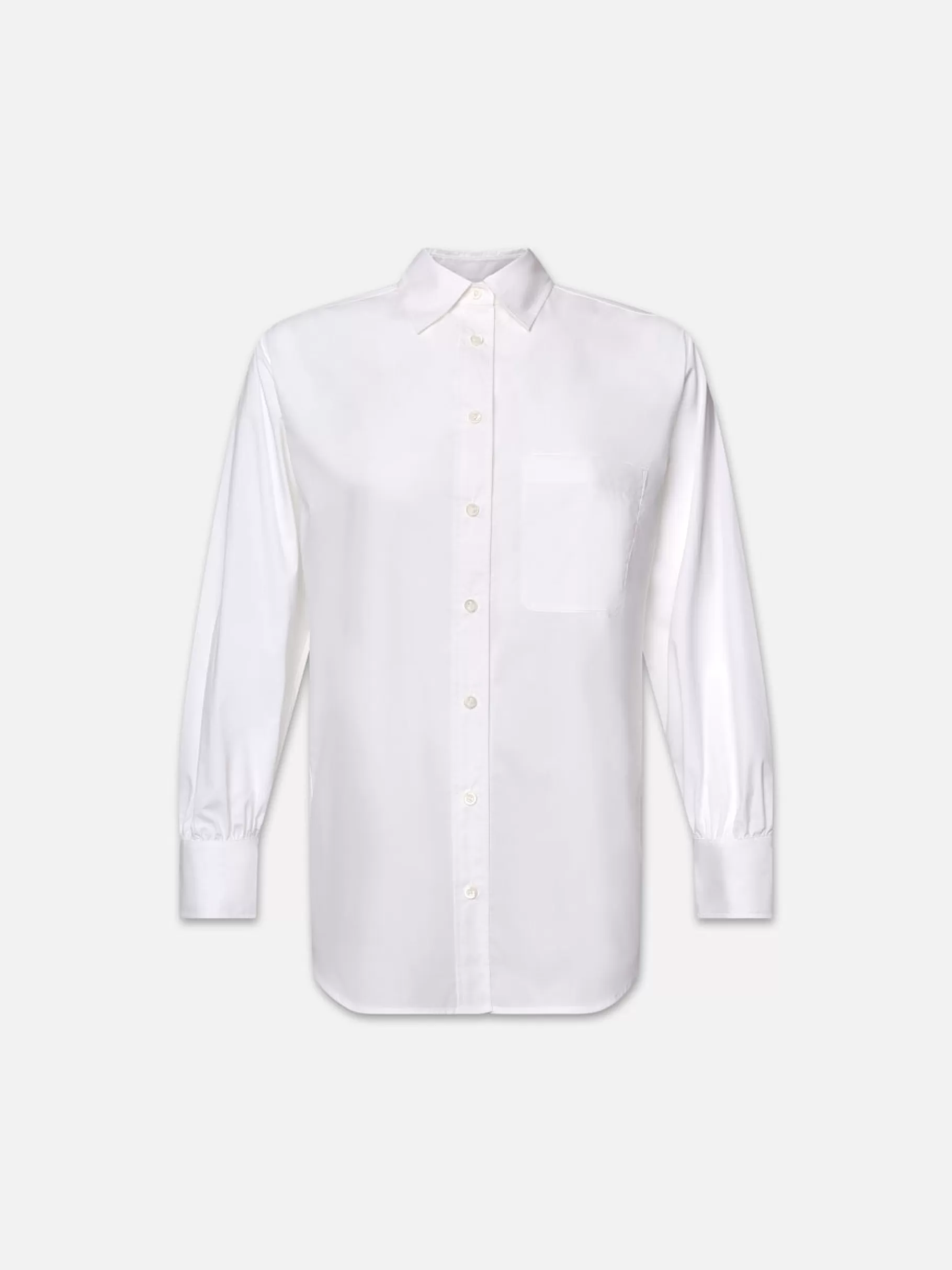 Tops & Blouses*FRAME The Borrowed Pocket Shirt in White