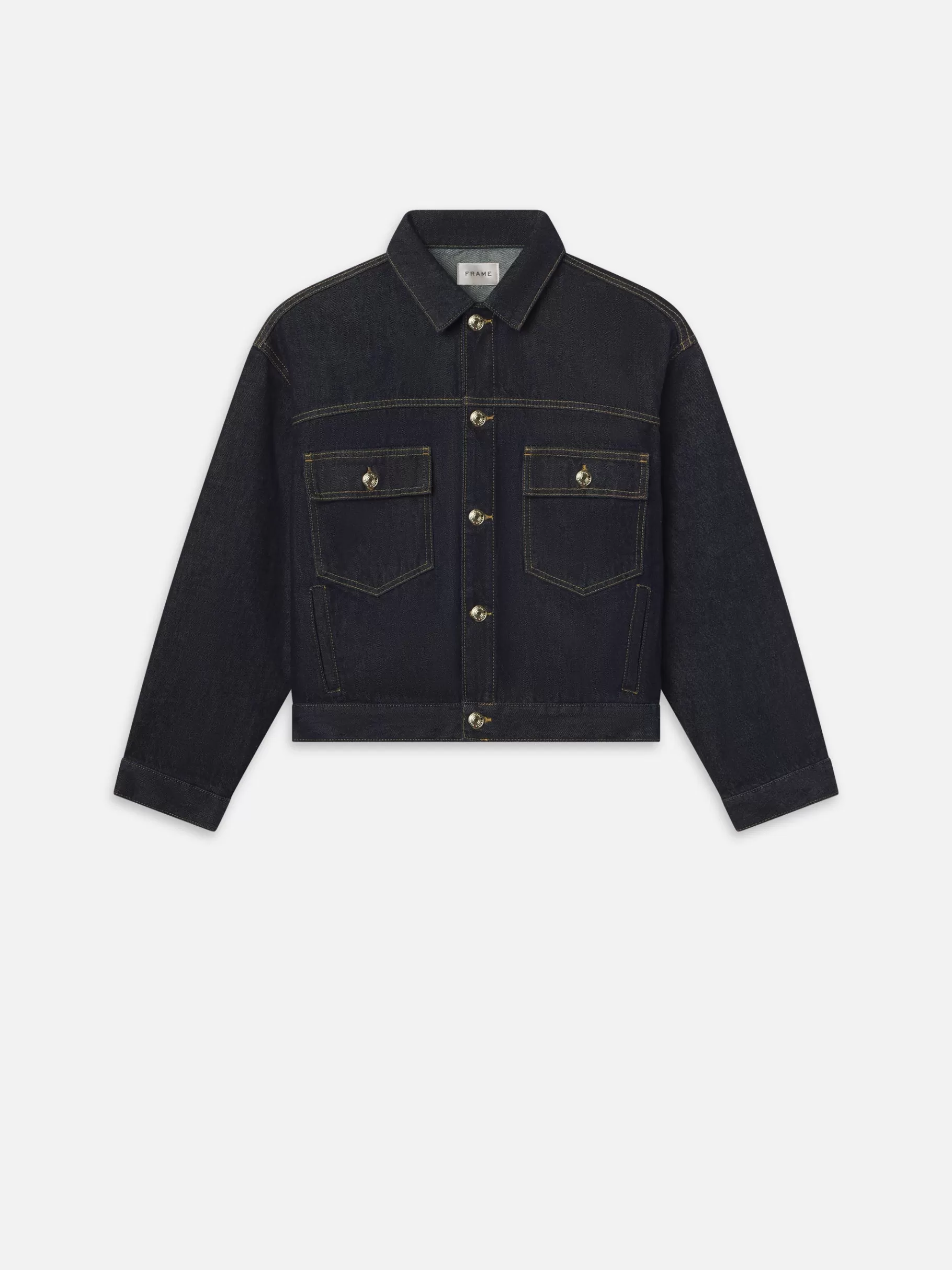 Jackets & Coats*FRAME The Boxy Jacket in Rinse