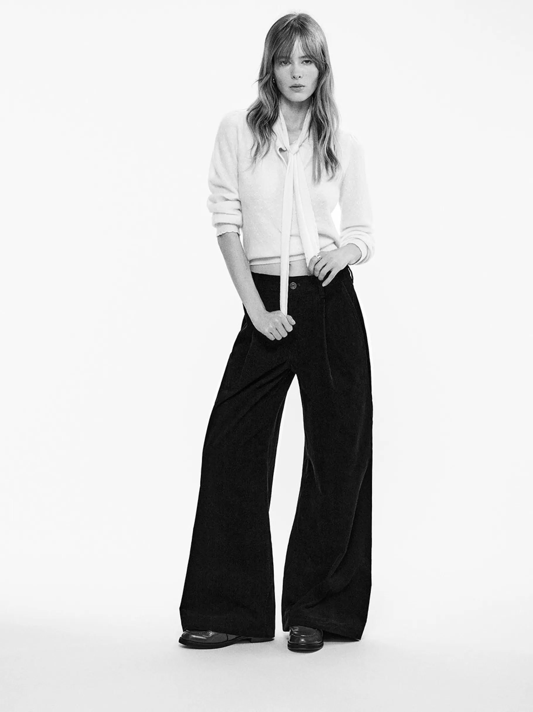 Pants*FRAME The Corduroy Trouser in Black