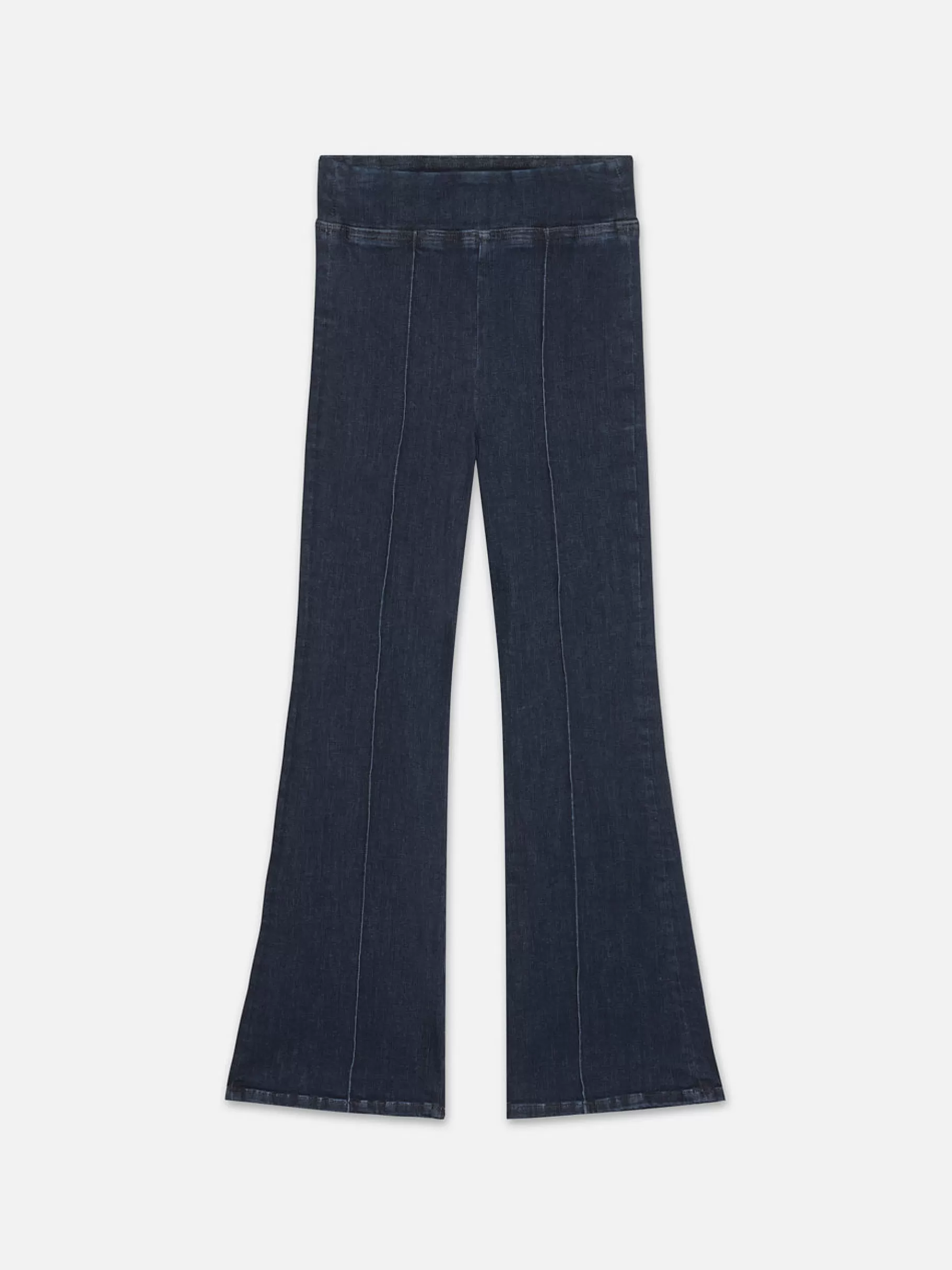 Bootcut*FRAME The Jetset Crop Mini Boot Pintuck in Keller