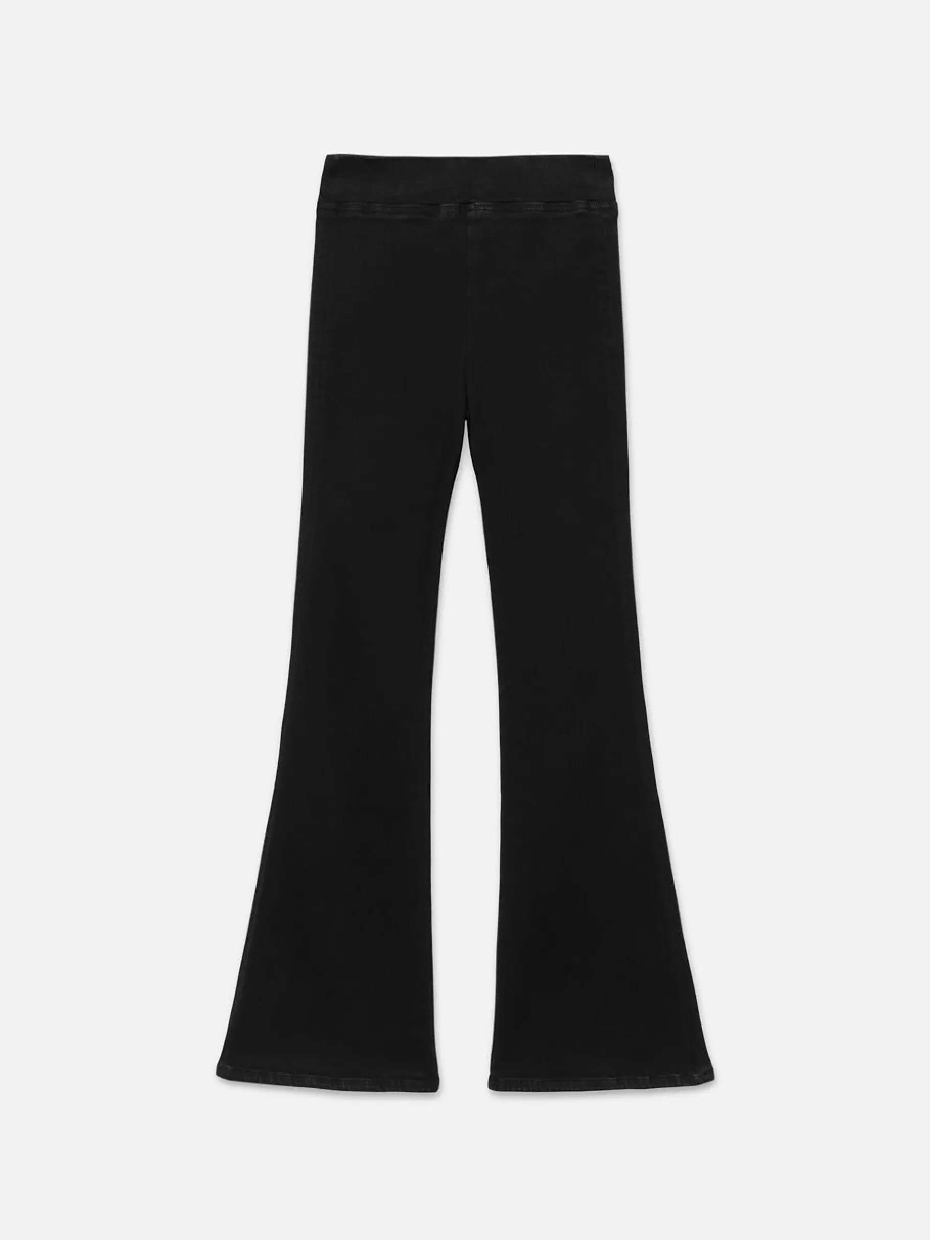 Flare*FRAME The Jetset Flare in Sheen Noir Sheennoir