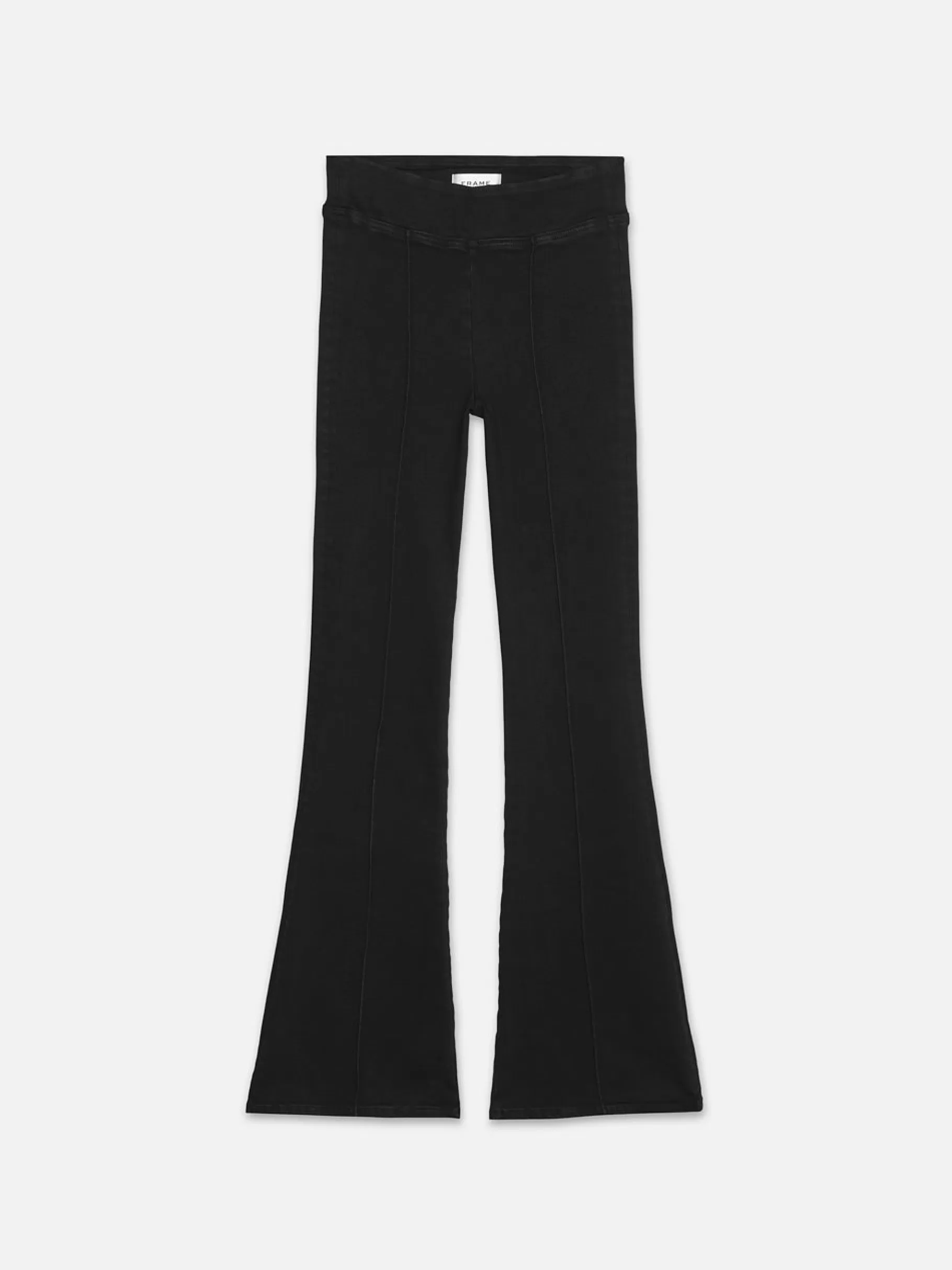 Flare*FRAME The Jetset Flare Pintuck in Sheen Noir Sheennoir