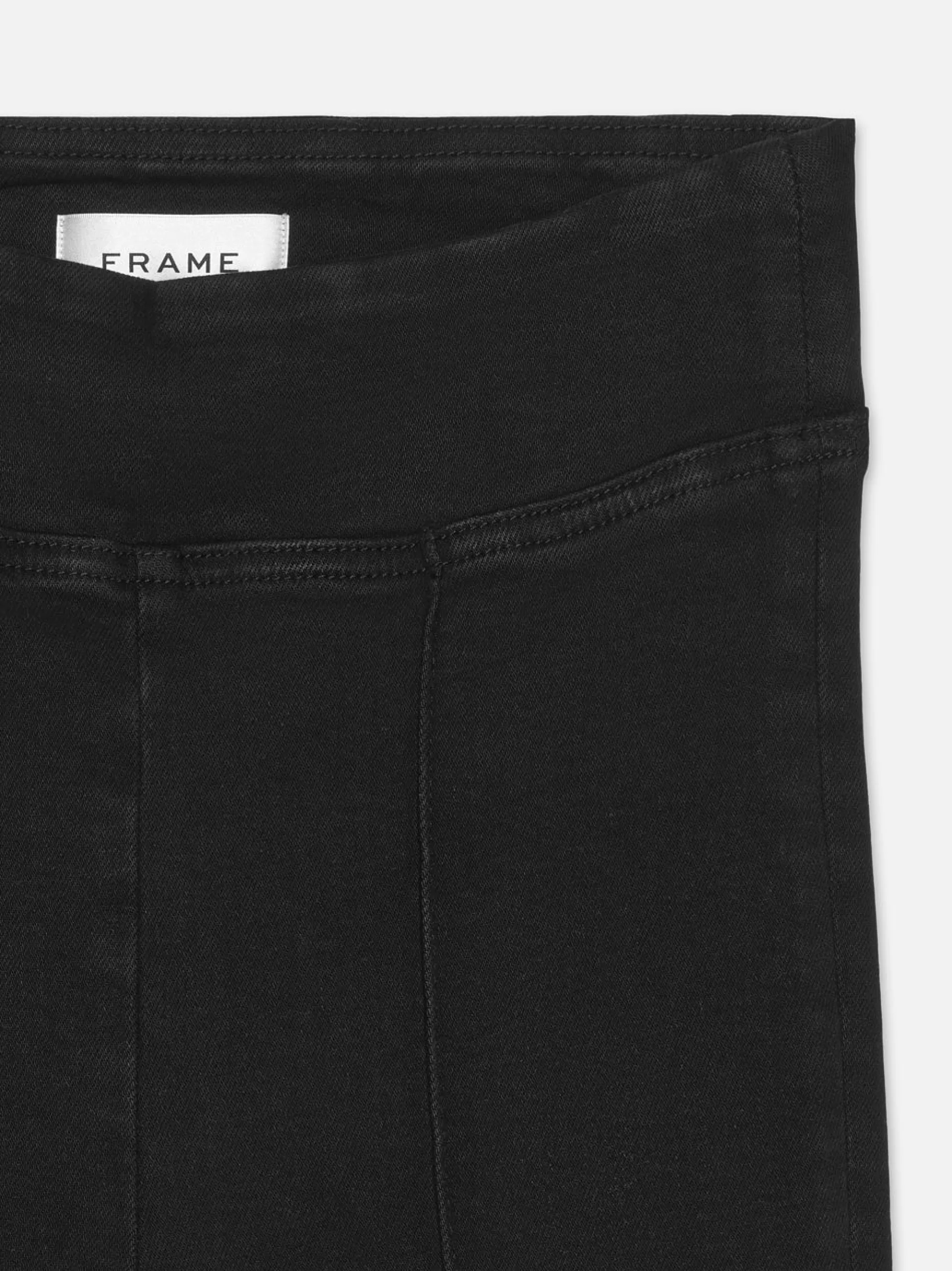 Flare*FRAME The Jetset Flare Pintuck in Sheen Noir Sheennoir