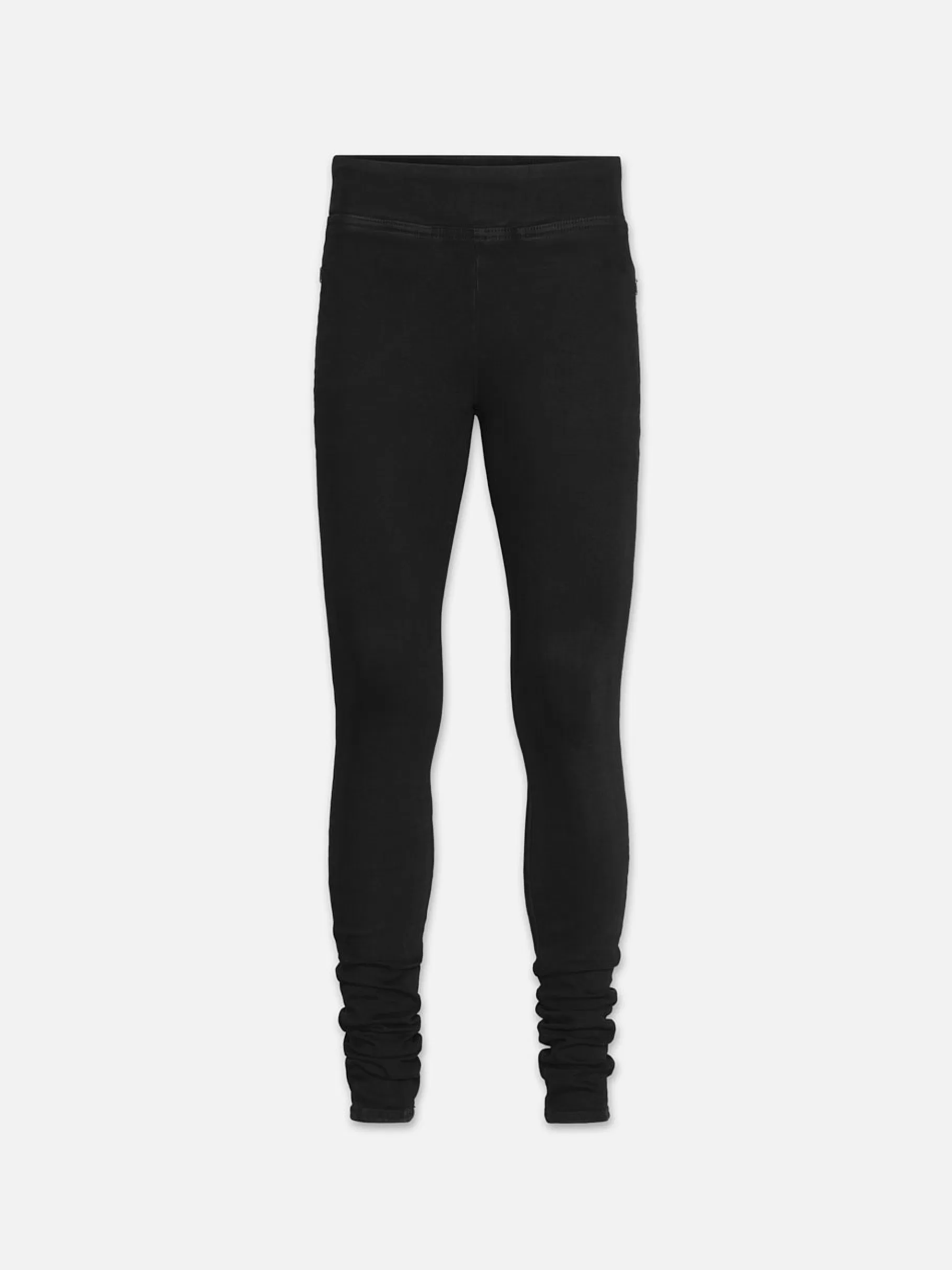 Skinny*FRAME The Jetset Stacked Pencil in Sheen Noir Sheennoir