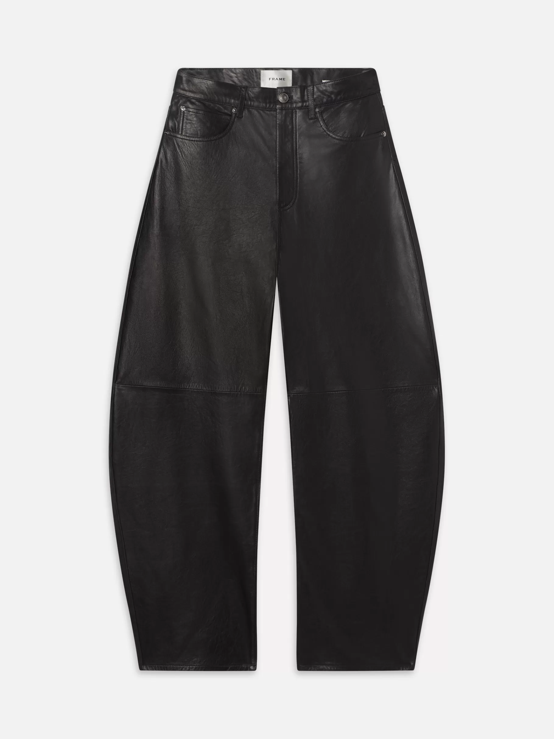Leather & Suede | Pants*FRAME The Leather Bubble in Black