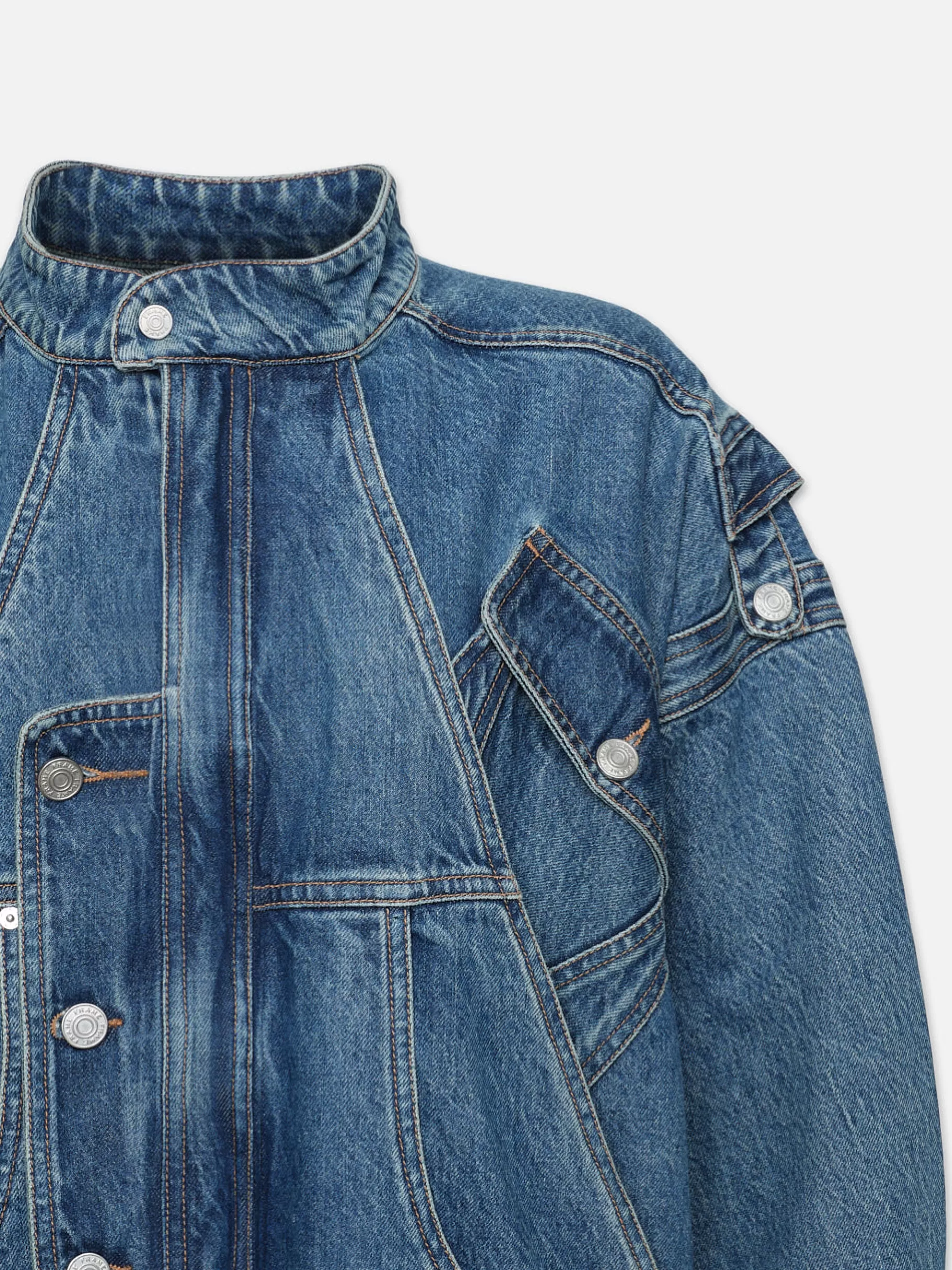 Jackets & Coats*FRAME The MC Denim Jacket in Pond