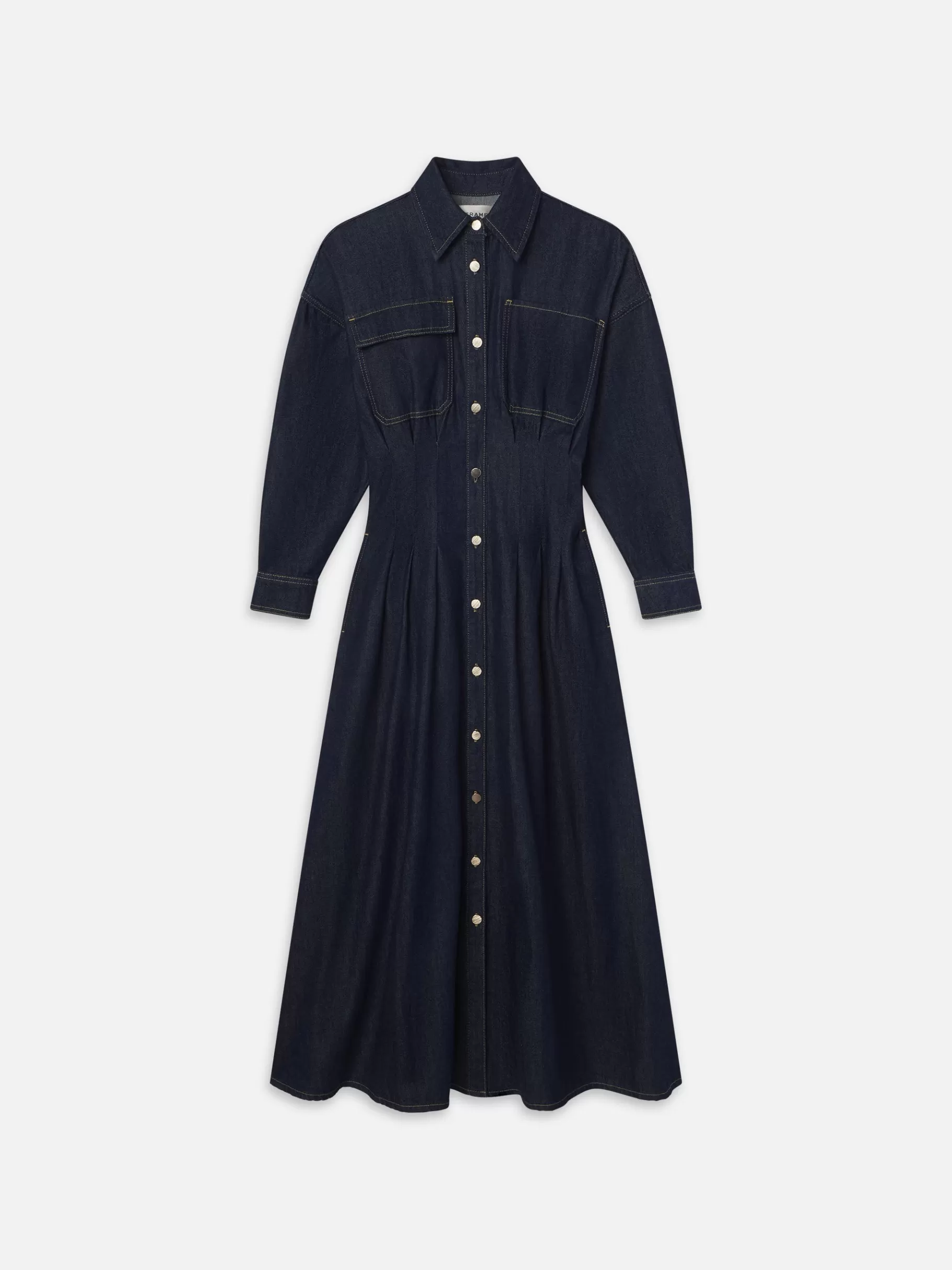 Dresses & Jumpsuits*FRAME The Nipped Dress in Rinse