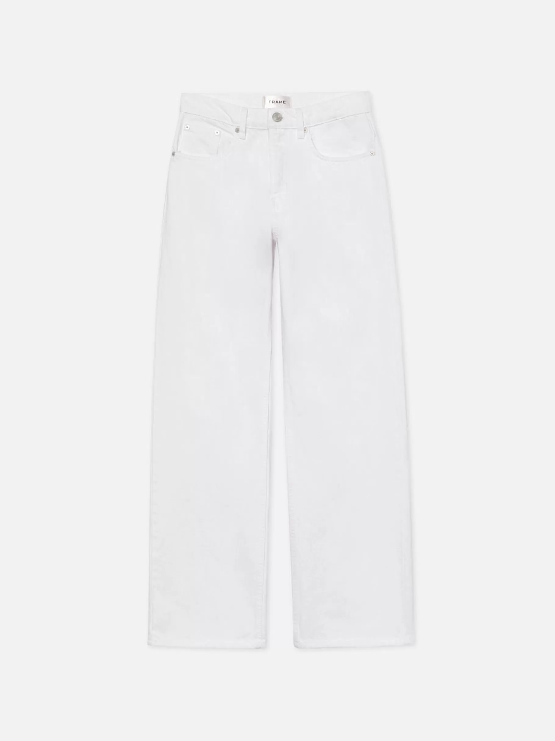 Straight | Boyfriend*FRAME The Slouchy Straight in White
