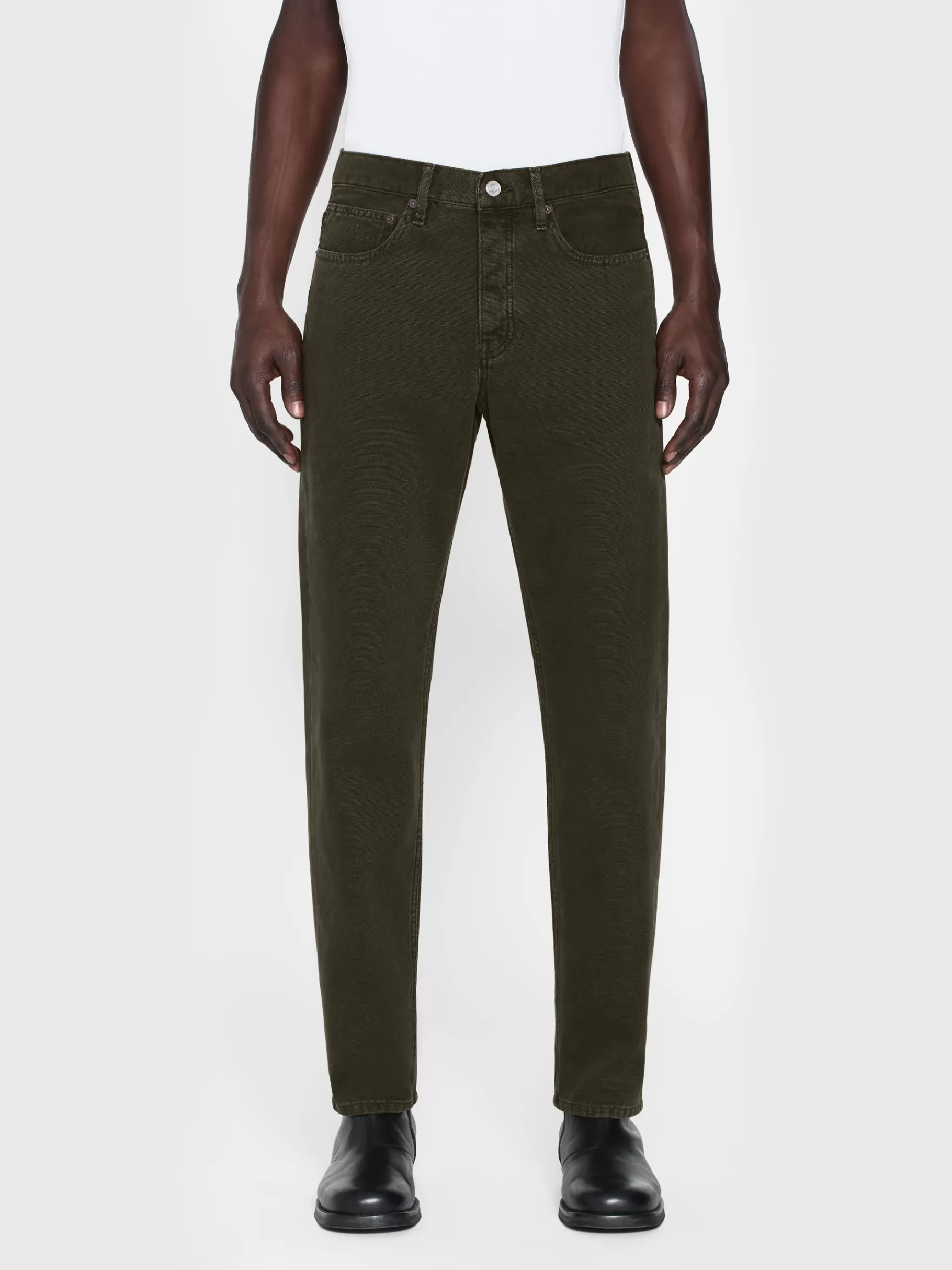 Straight*FRAME The Straight Jean in Dark Chocolate Darkchocolate