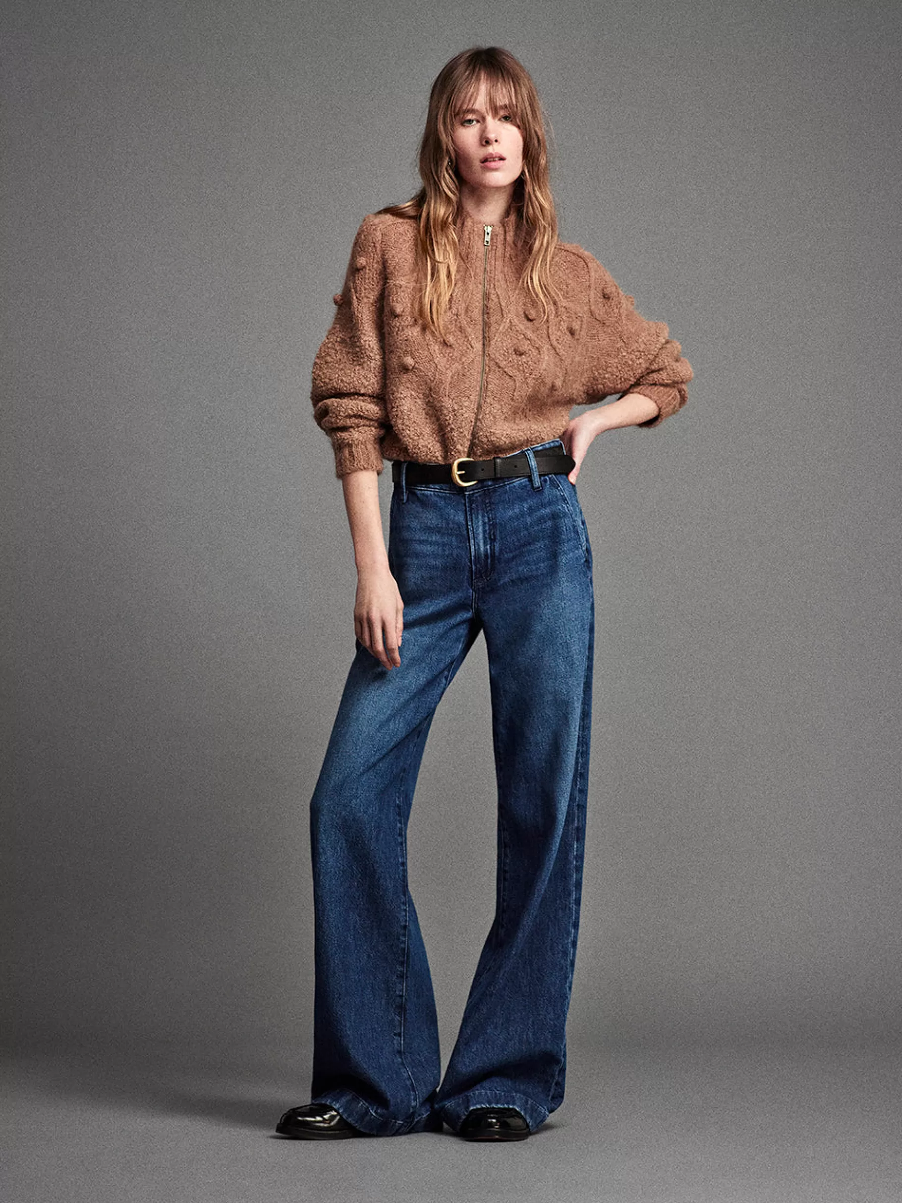 Wide Leg | Long*FRAME The Tailored Denim Trouser in Monday
