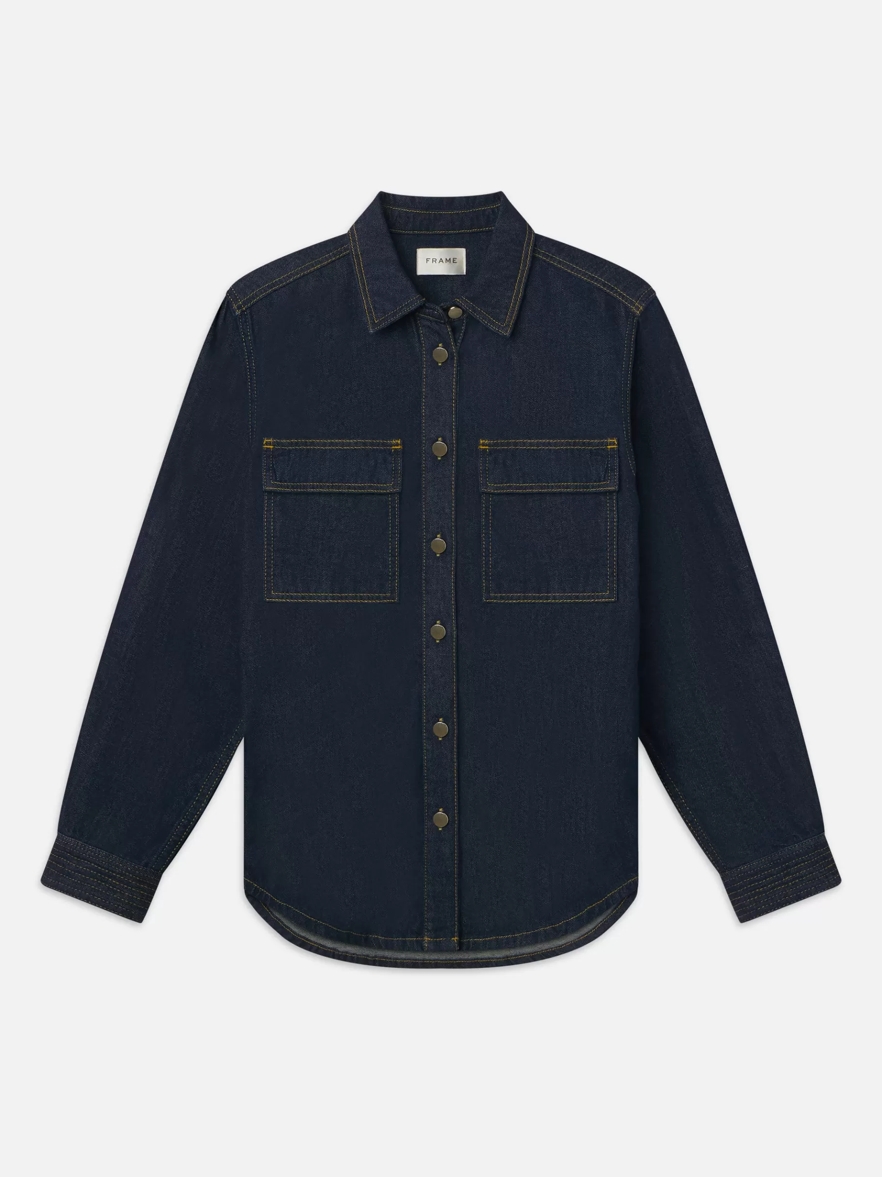 Tops & Blouses*FRAME The Trapunto Shirt in Rinse