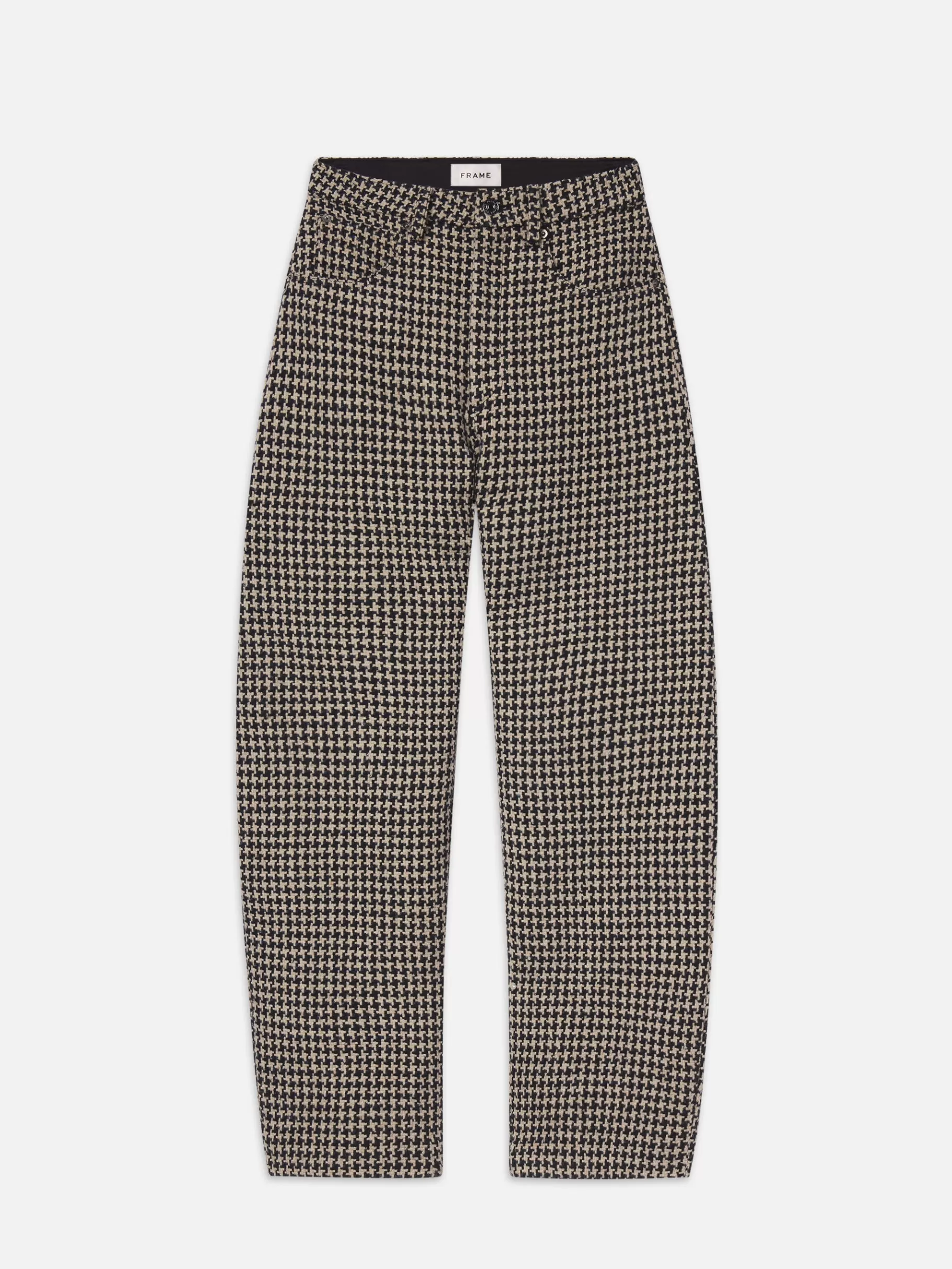 Pants*FRAME The Tweed Barrel in Houndstooth