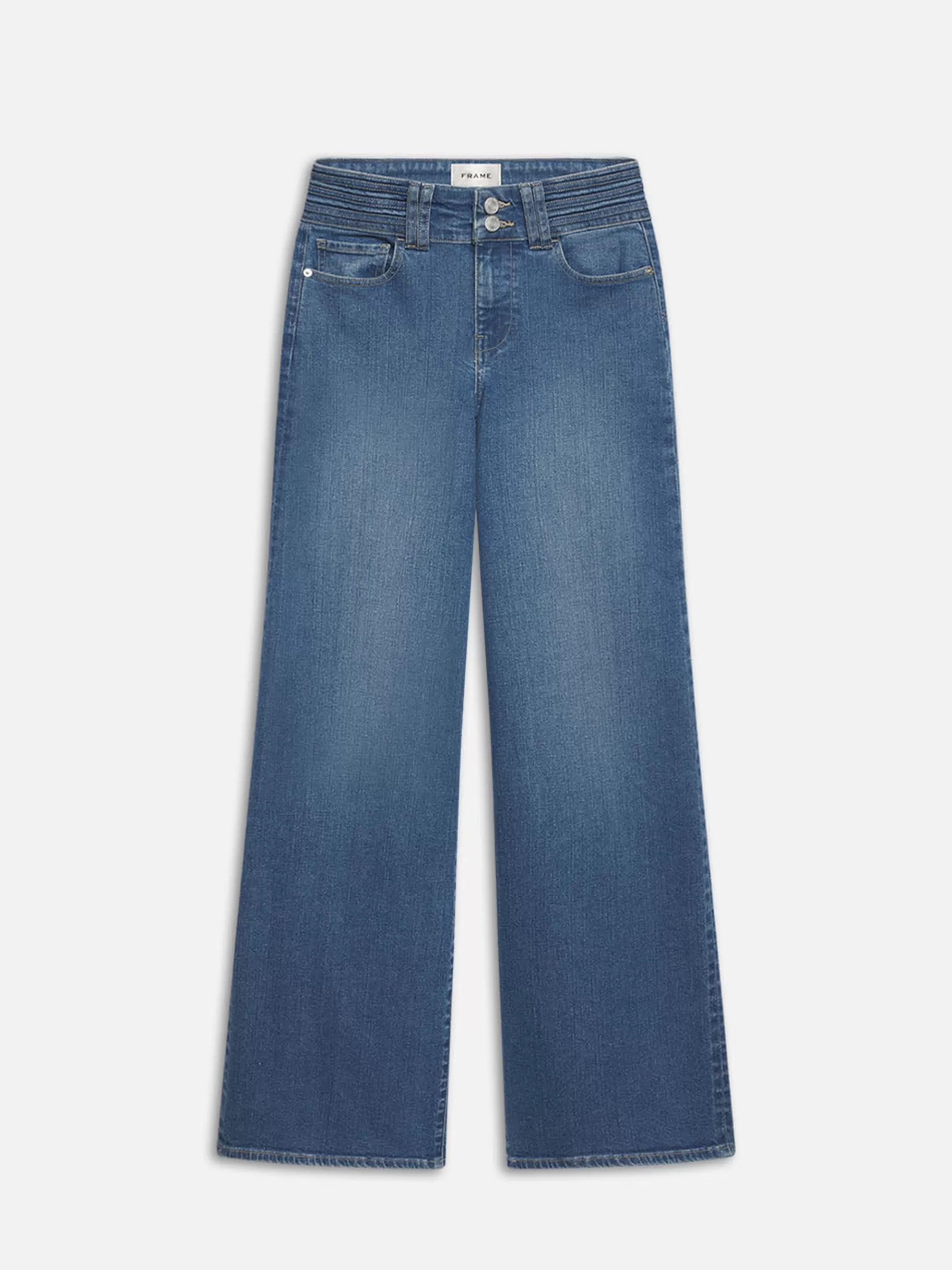 Wide Leg | Long*FRAME Triple Binding Wide Leg in Geneva