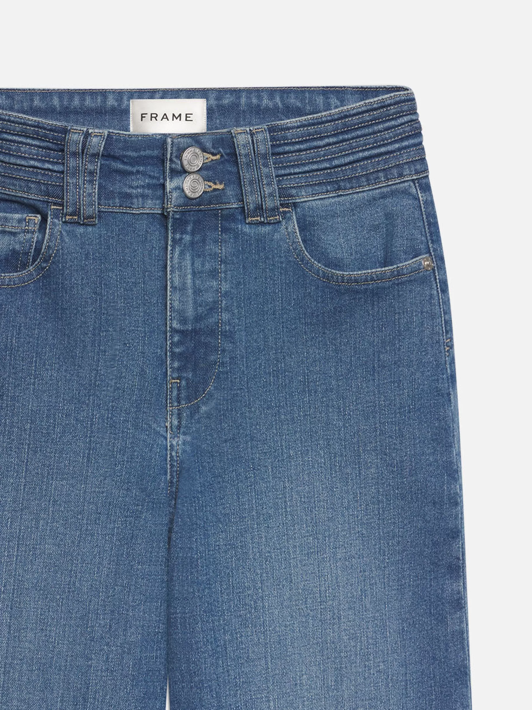 Wide Leg | Long*FRAME Triple Binding Wide Leg in Geneva