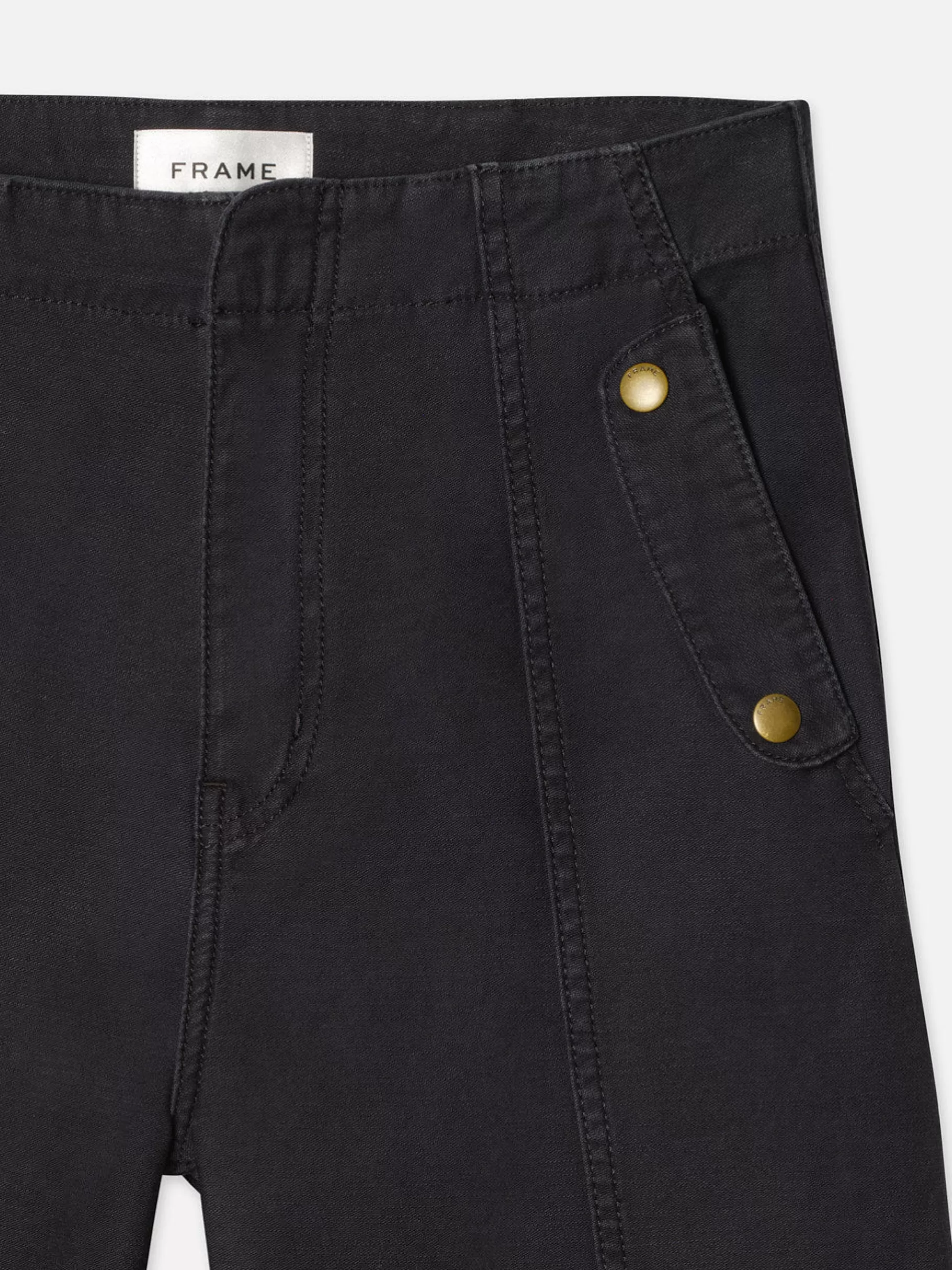 Pants*FRAME Utility Barrel in Washed Black Washedblack