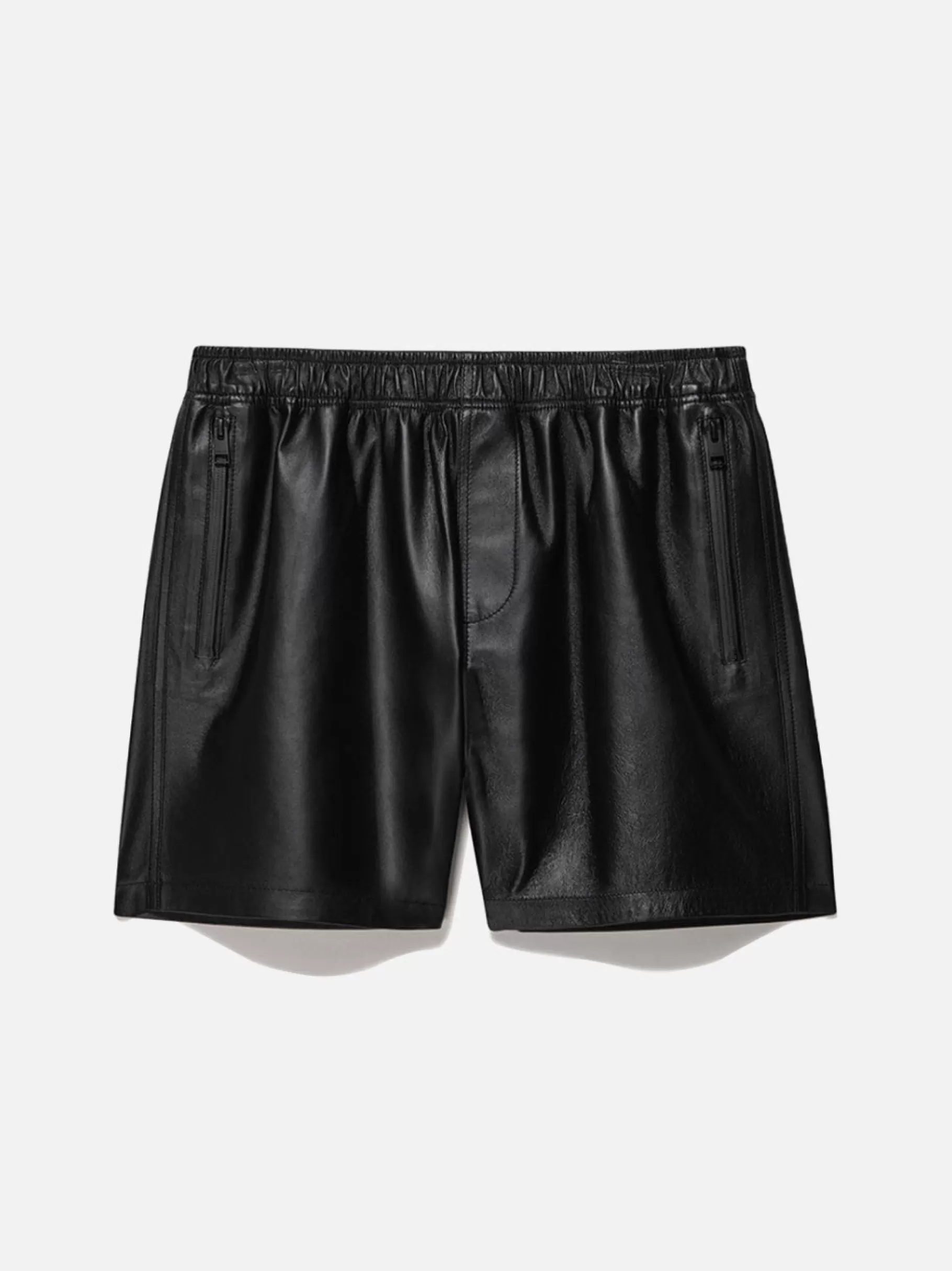 Leather & Suede | Pants & Shorts*FRAME Volley Leather Short in Noir