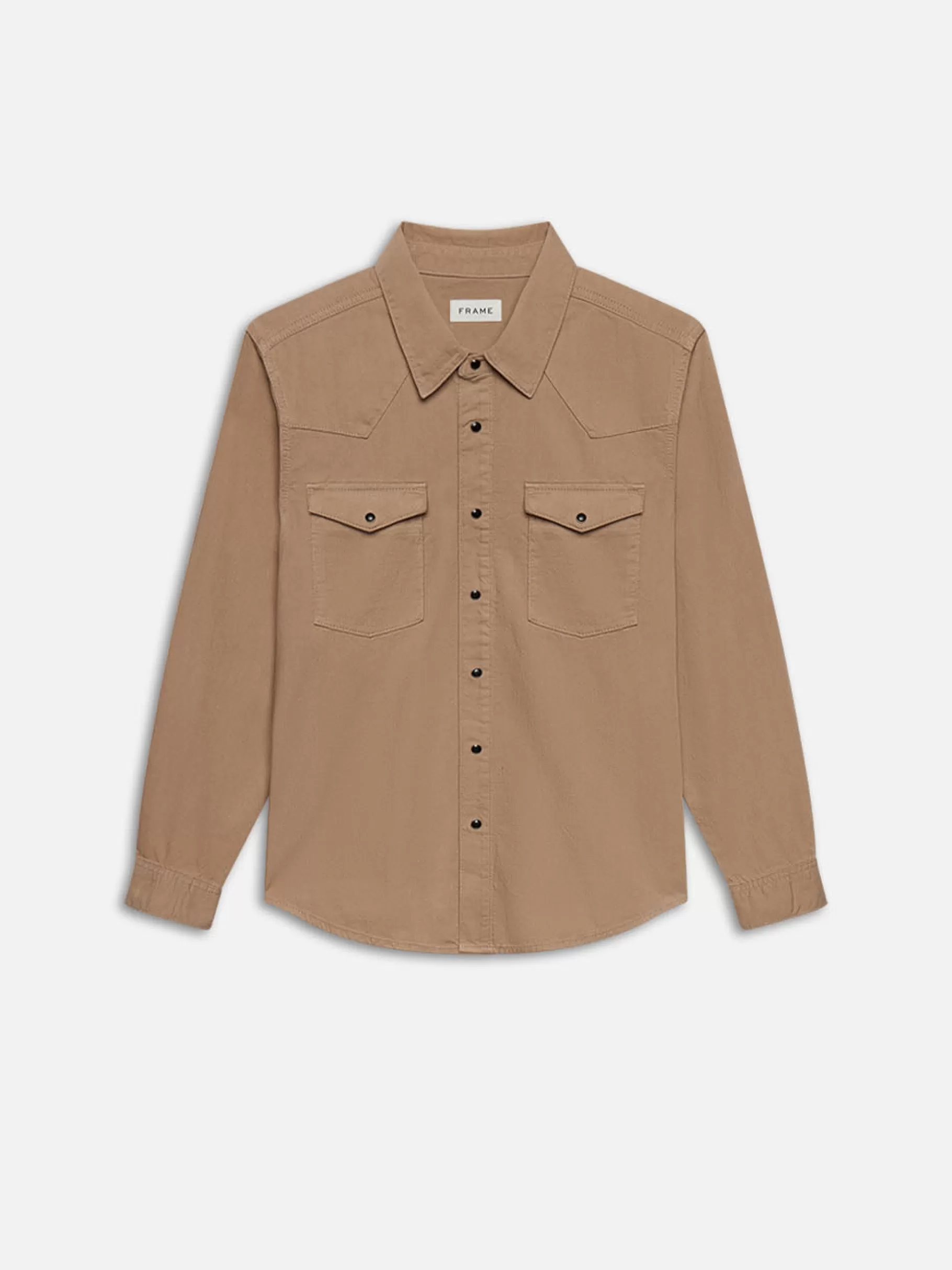 Denim Shirts | Shirts*FRAME Western Denim Shirt in Dark Beige Darkbeige