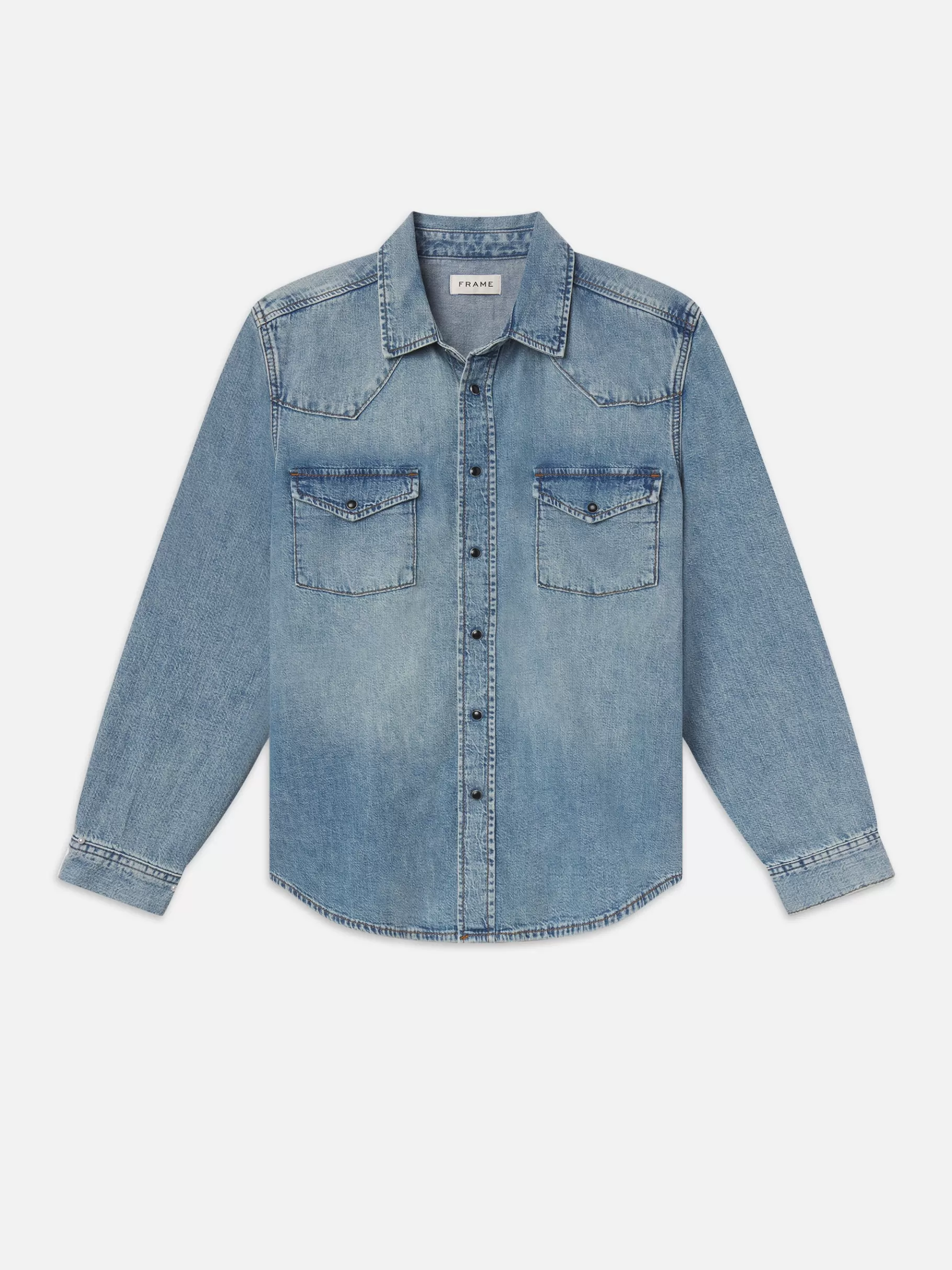 Denim Shirts | Shirts*FRAME Western Denim Shirt in Fantasy